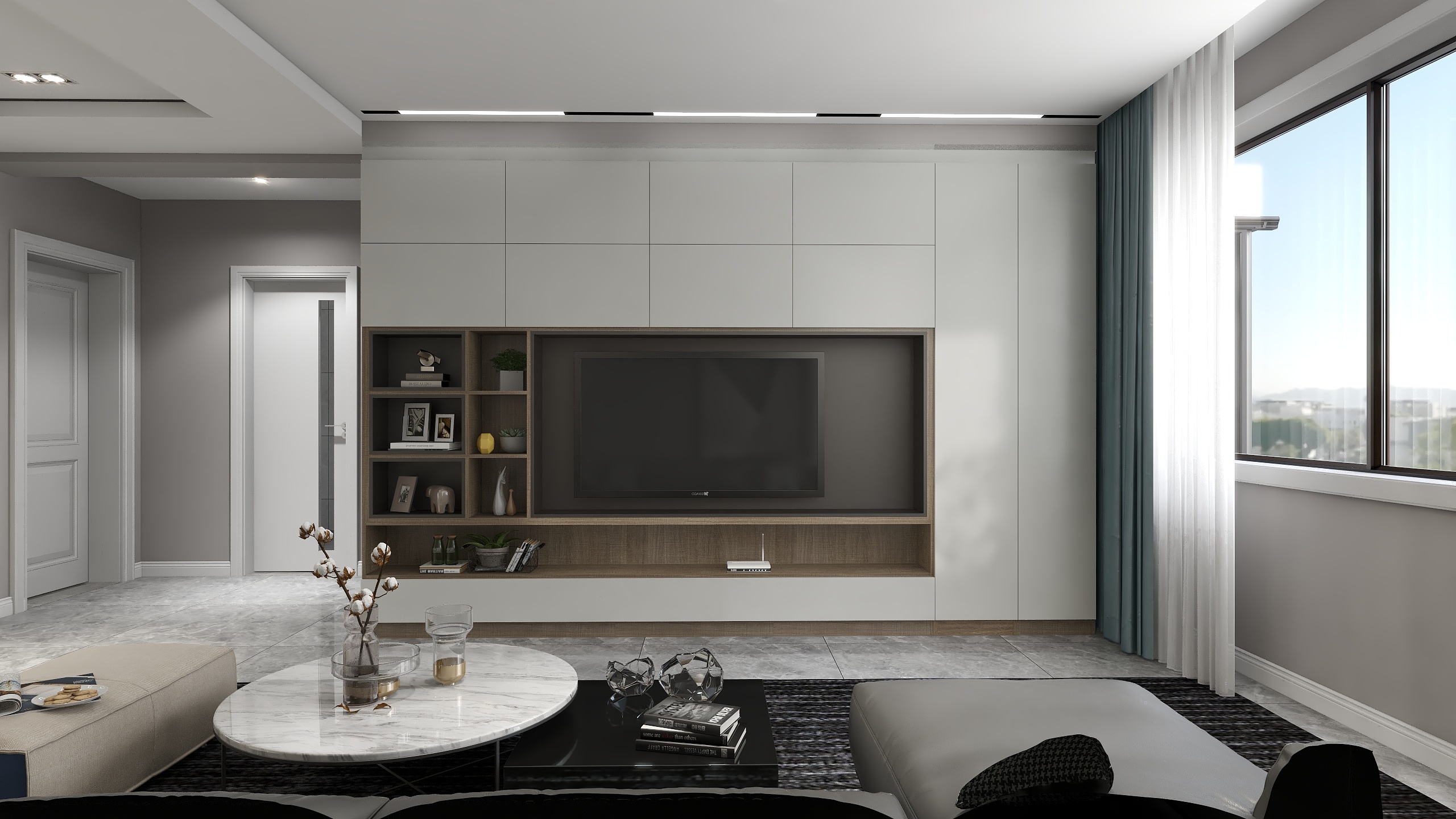 南了个南设计-英伦小镇23-1-701现代-装修设计方案