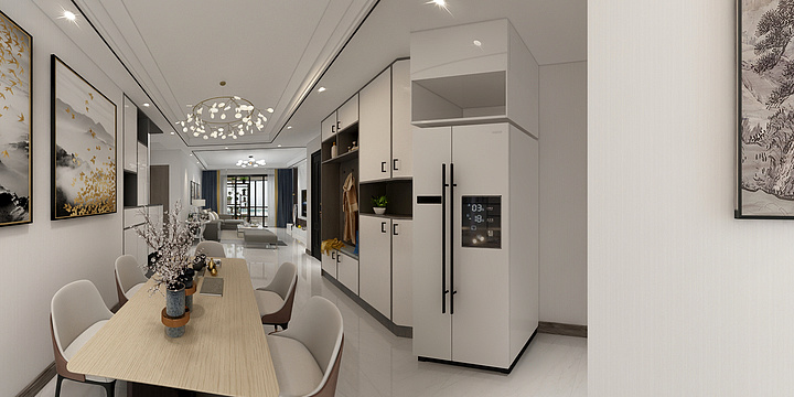 一生靓装饰张成梁-致远海上传奇43-2-701-装修设计方案