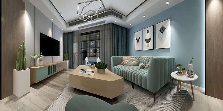 小飞龙qetU-北欧风—凤栖大院-84m2-装修设计方案