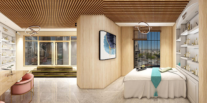 金泉汇岩板18559367788-曲塘美体改版-装修设计方案