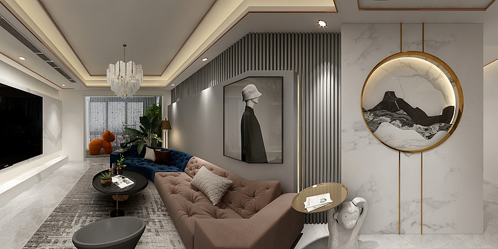 六月丫-现代风格-装修设计方案