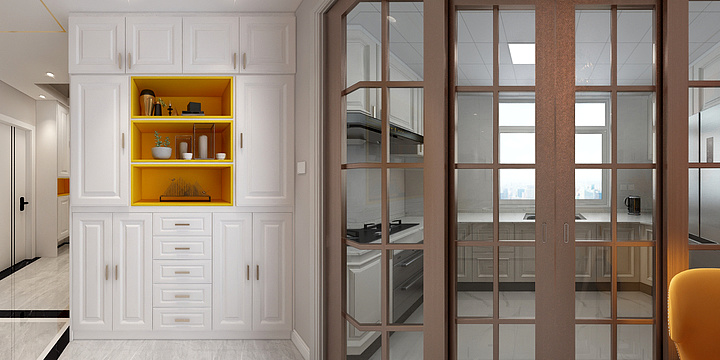 A室内装修设计师-马集梁堂社区五楼-装修设计方案