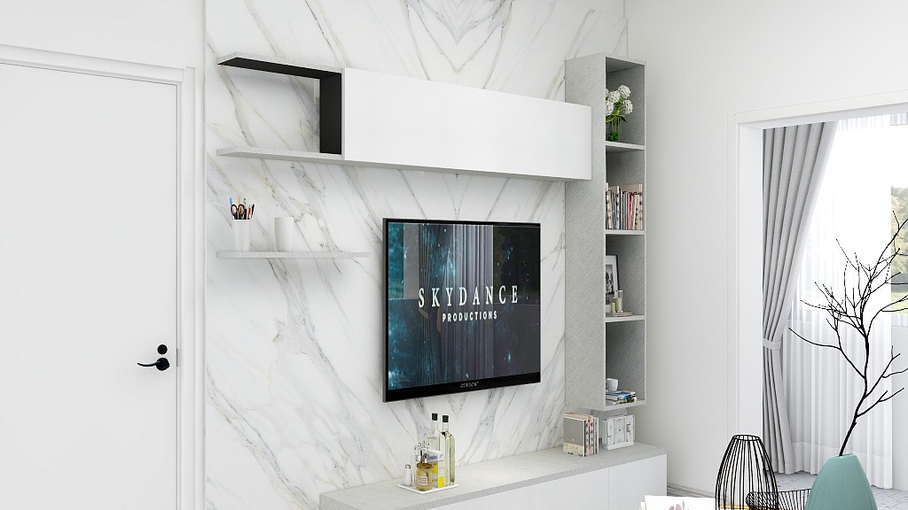 徐加友-川建社区时尚后现代简约风-装修设计方案