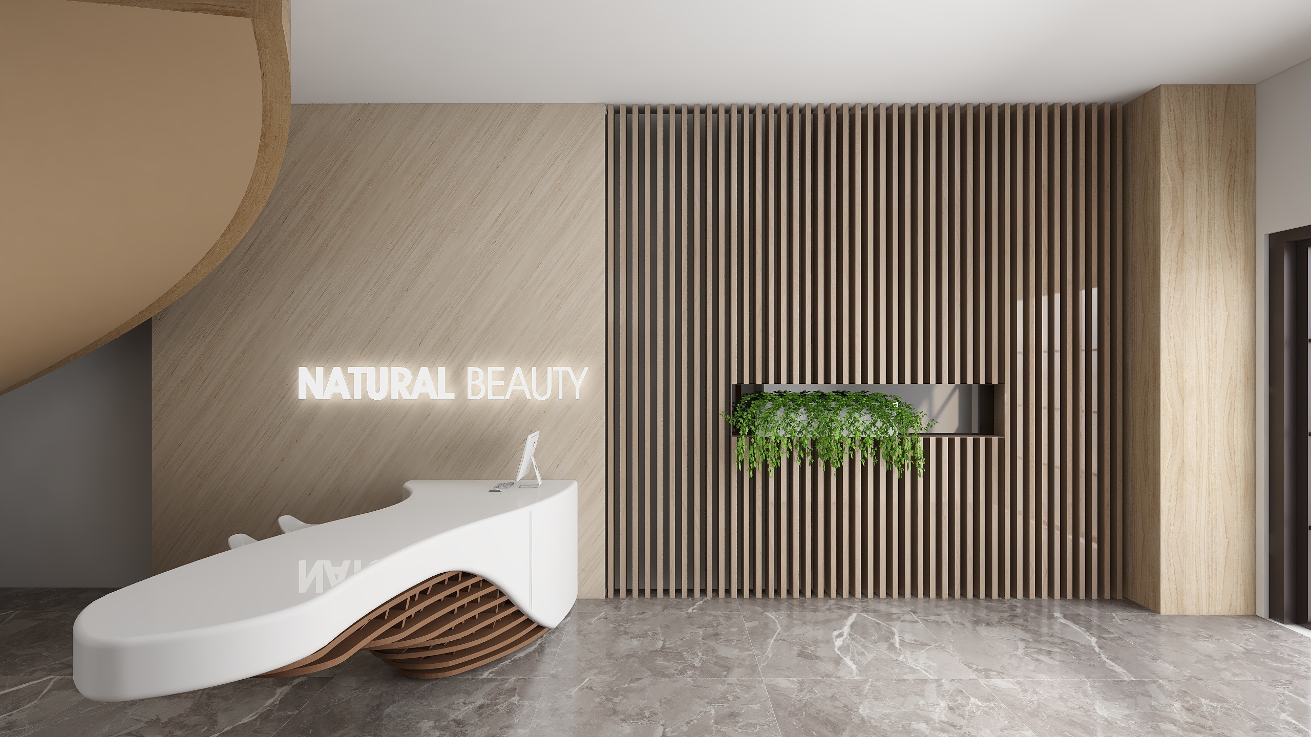 骆泽隆-美容院-装修设计方案