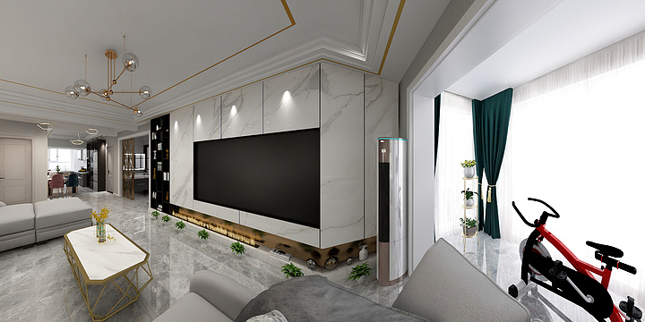 翰诚设计-海棠四期801-装修设计方案