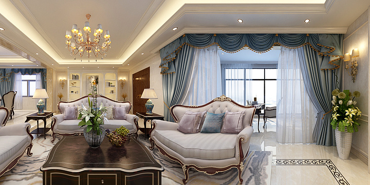 卡琳家具-华邦新华城钟阿姨-方案2-新古典20201102-装修设计方案