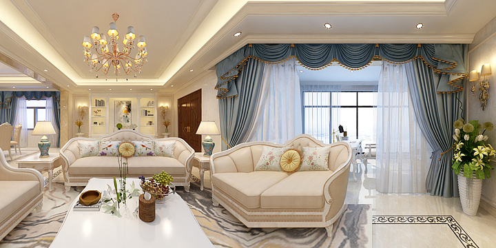 卡琳家具-华邦新华城钟阿姨-法式20201102-装修设计方案