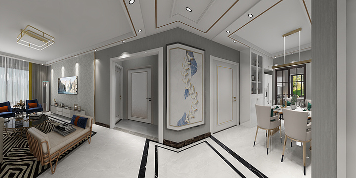 设计师戴建龙-璟悦府三期96户型-装修设计方案