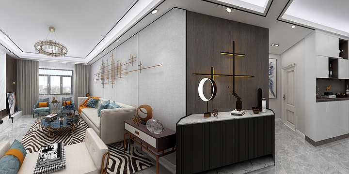 杨增来-竹山雅苑123m²-装修设计方案