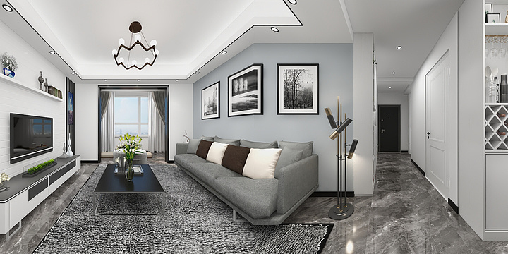 蓝某某-三盛101#1801-装修设计方案