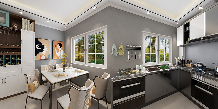 陈永刚YQ-瑞和园89.50㎡B户型3室2厅1卫-装修设计方案