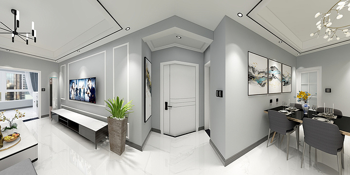 杨东设计-百商绿优城4-1-203-装修设计方案