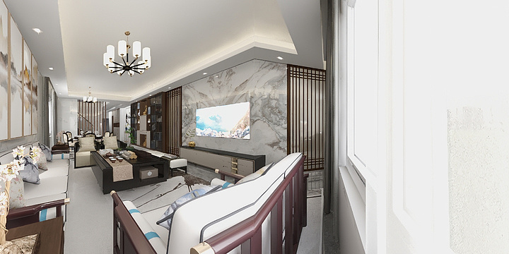 蒋伟麟-东莞卓越维港901别墅-装修设计方案