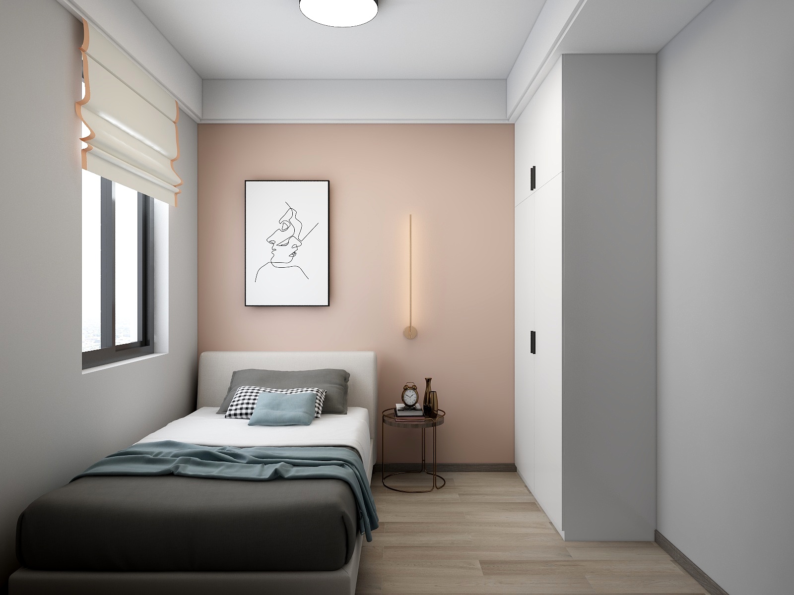 STARS星空设计-84方现代简约两厅三居装修效果图