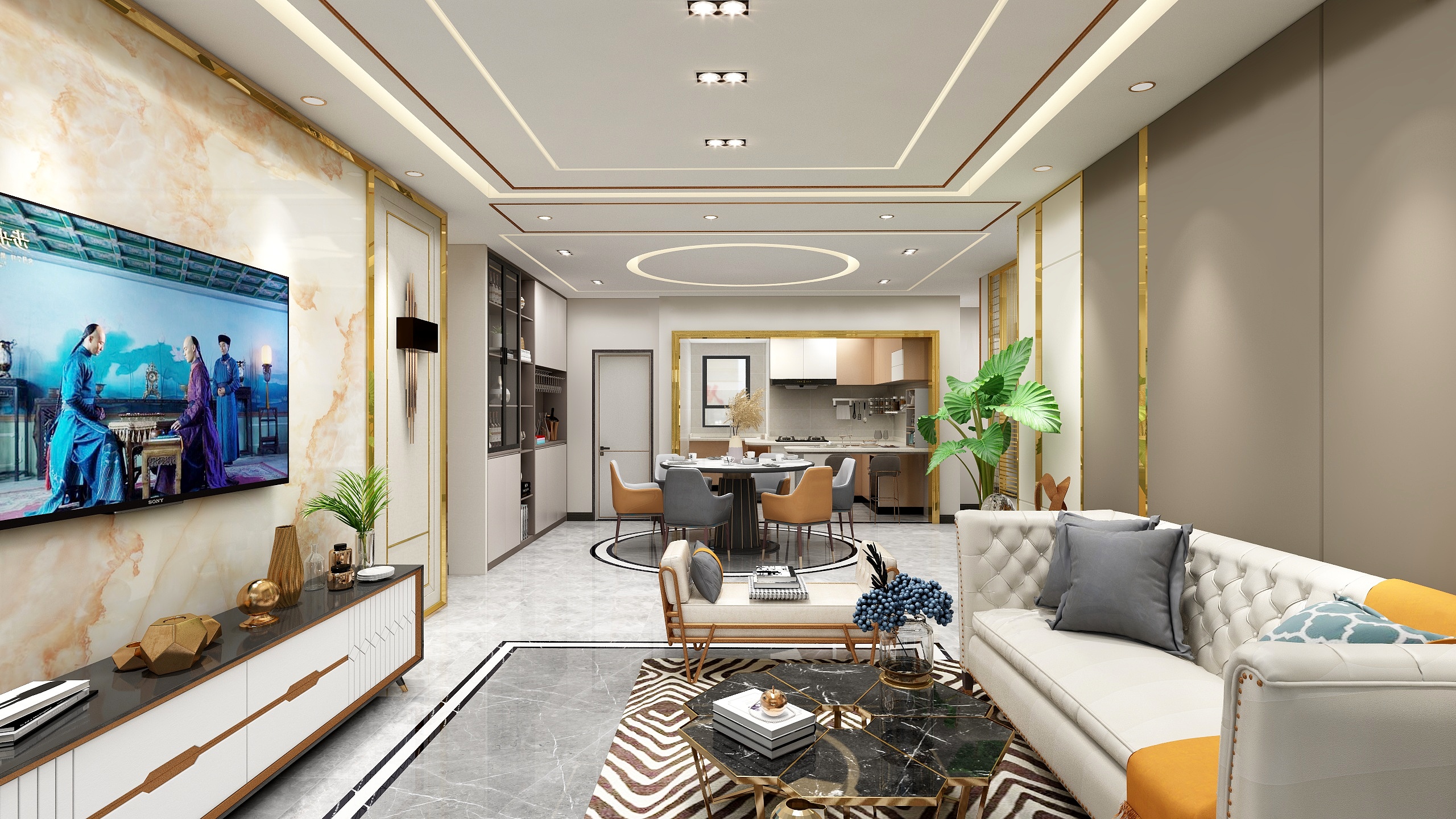 省院刘亚龙-都市轻奢-装修设计方案