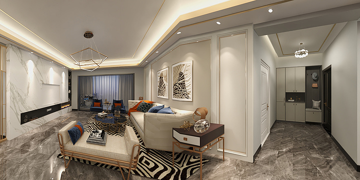 玲珑空间设计-御龙苑张慧-装修设计方案