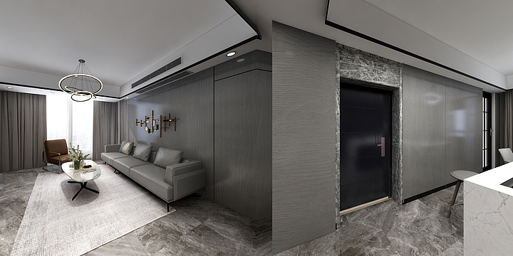 龙港怡家家私-金港华庭7-2101-装修设计方案