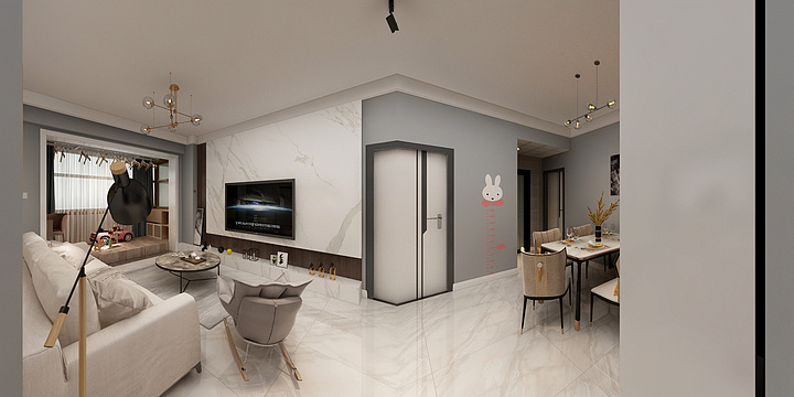 壹方空间全案设计-徐矿电工家属院-装修设计方案