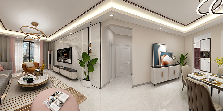 Hello橙-智美家园2-A-2202-装修设计方案