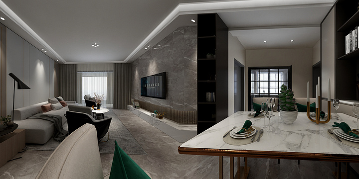 泊漫装饰-雍景湾-装修设计方案