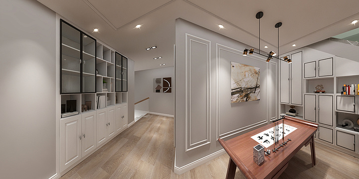 高端设计刘工-杨总别墅三楼-装修设计方案