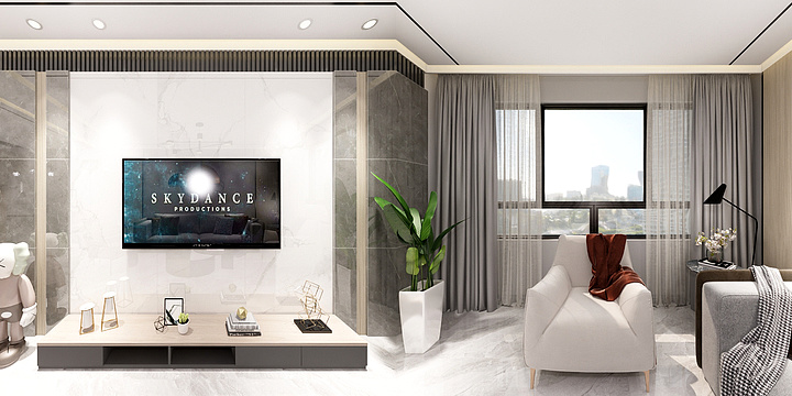 淡陌丶-素格-现代风格-装修设计方案