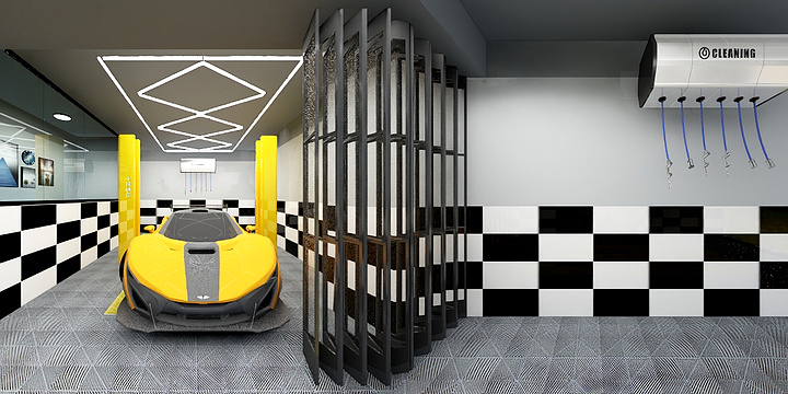 Ning168-宁工设计-深圳龙岗杨美杜总汽车美容店-装修设计方案