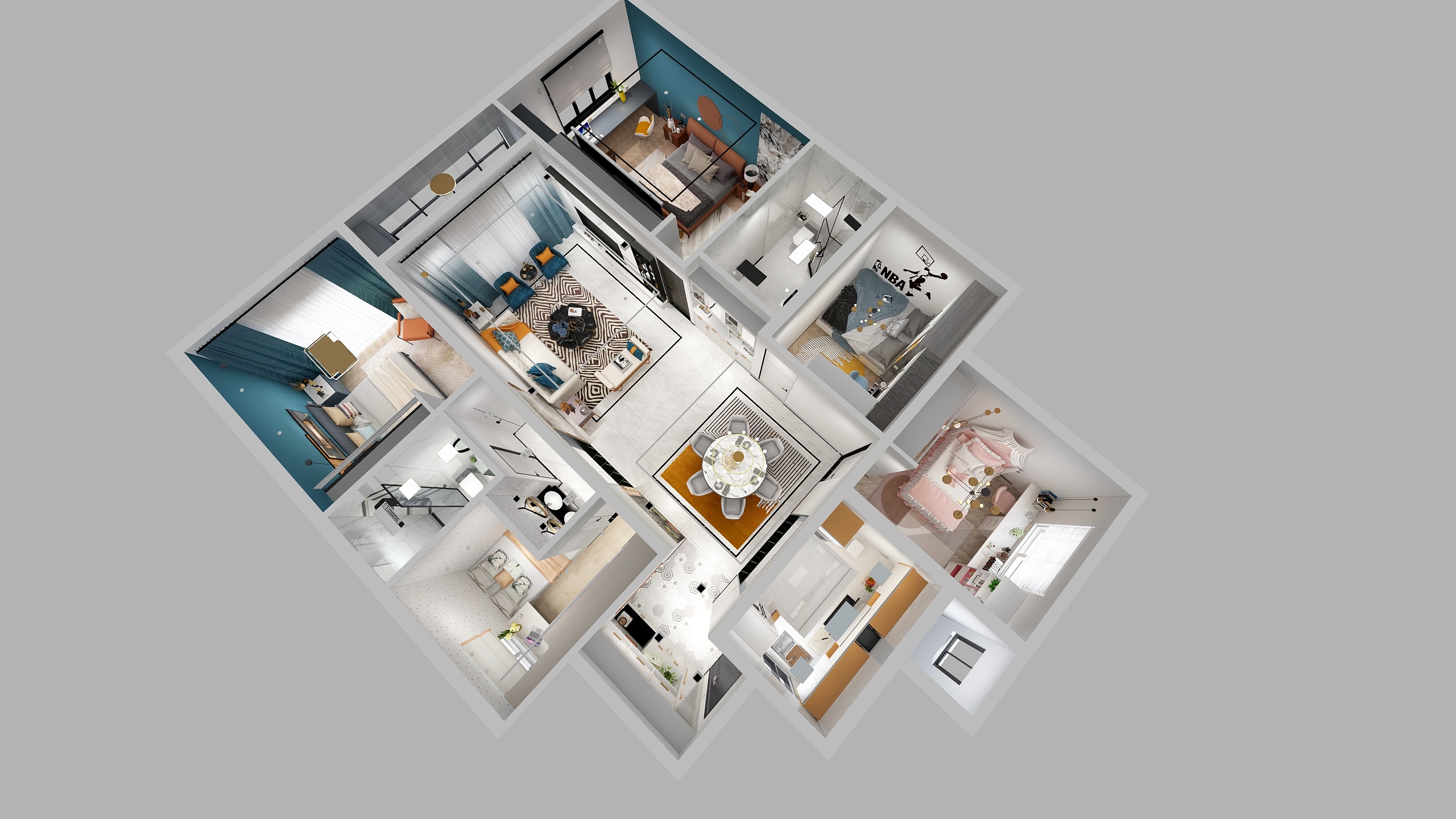 187****2248CJkp-小家轻奢-装修设计方案