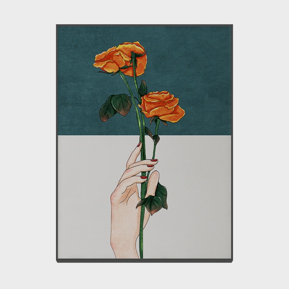 罗尚-现代风-客厅卧室玄关装饰画-花开年华