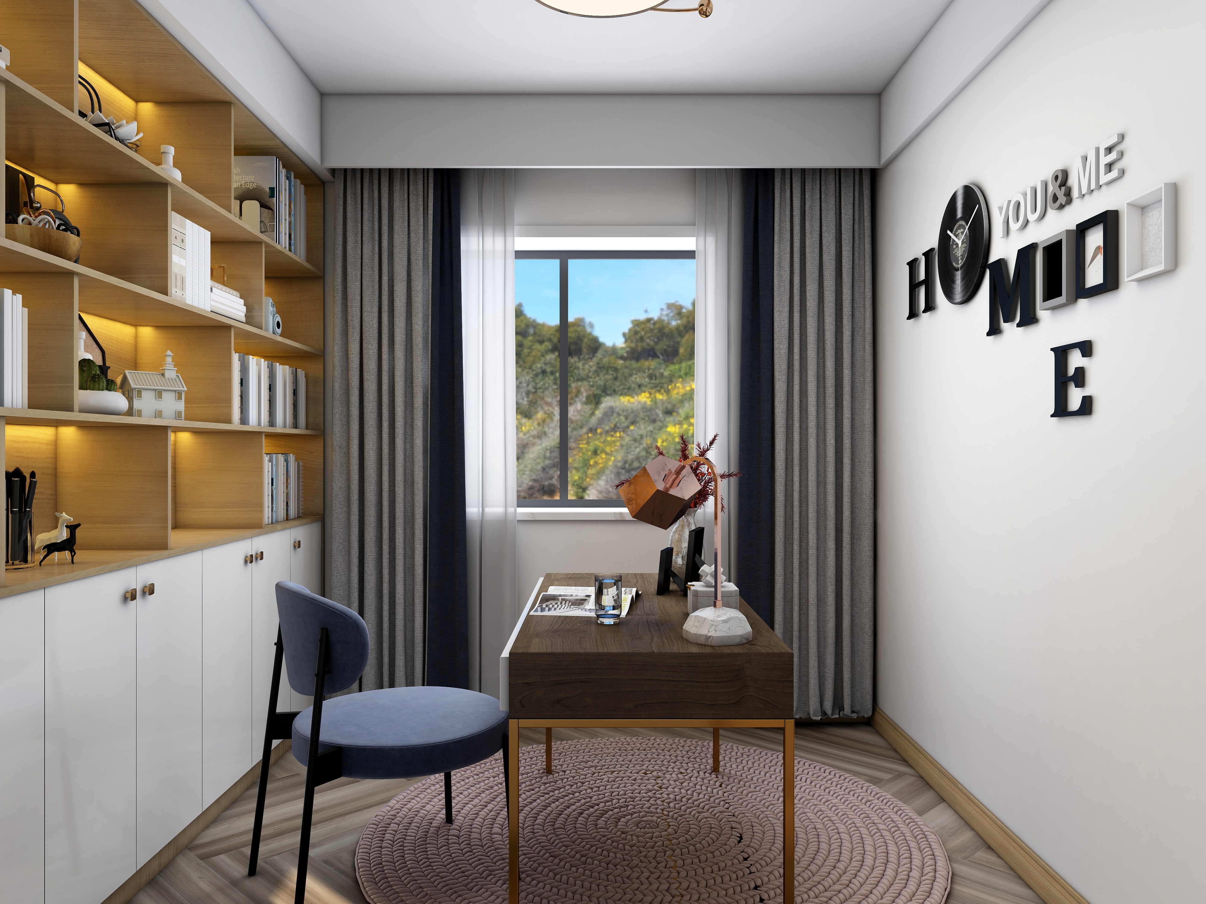 至简名设一钱春-【该死的温柔】119平北欧风小三居装修效果图