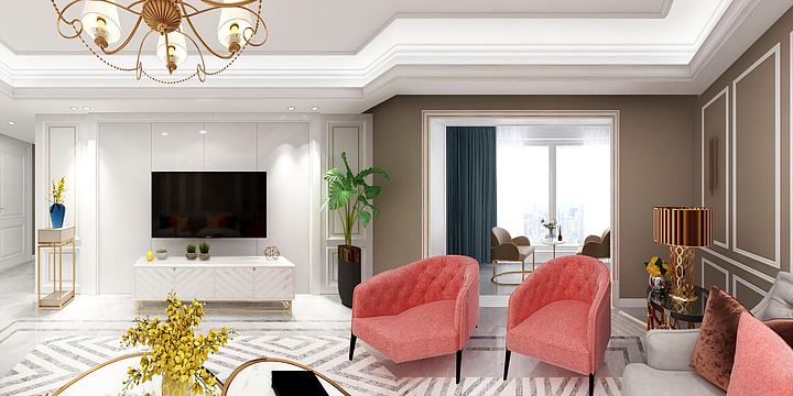 设计师曹芳-简美-装修设计方案