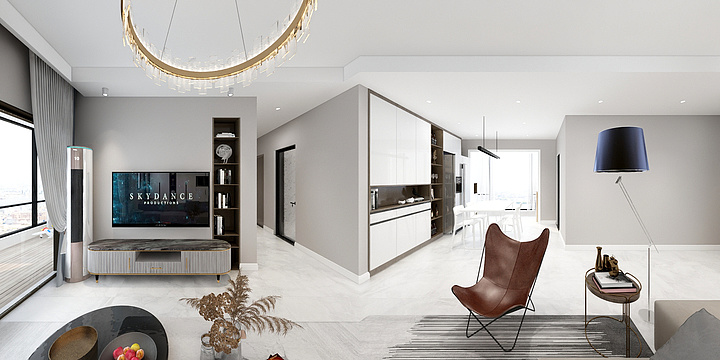 Amin何敏-家悦龙庭-三房一卫-11.6-装修设计方案