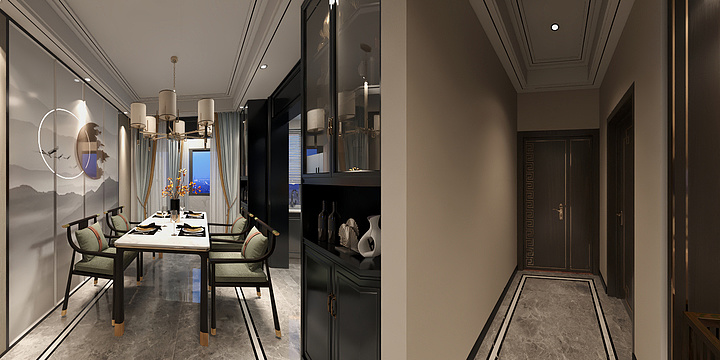 设计师张清凌-1#1605-新中式-装修设计方案