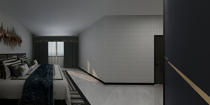 清风-康保县翔鹭花城1号样板间小区5号楼3单元302室-装修设计方案