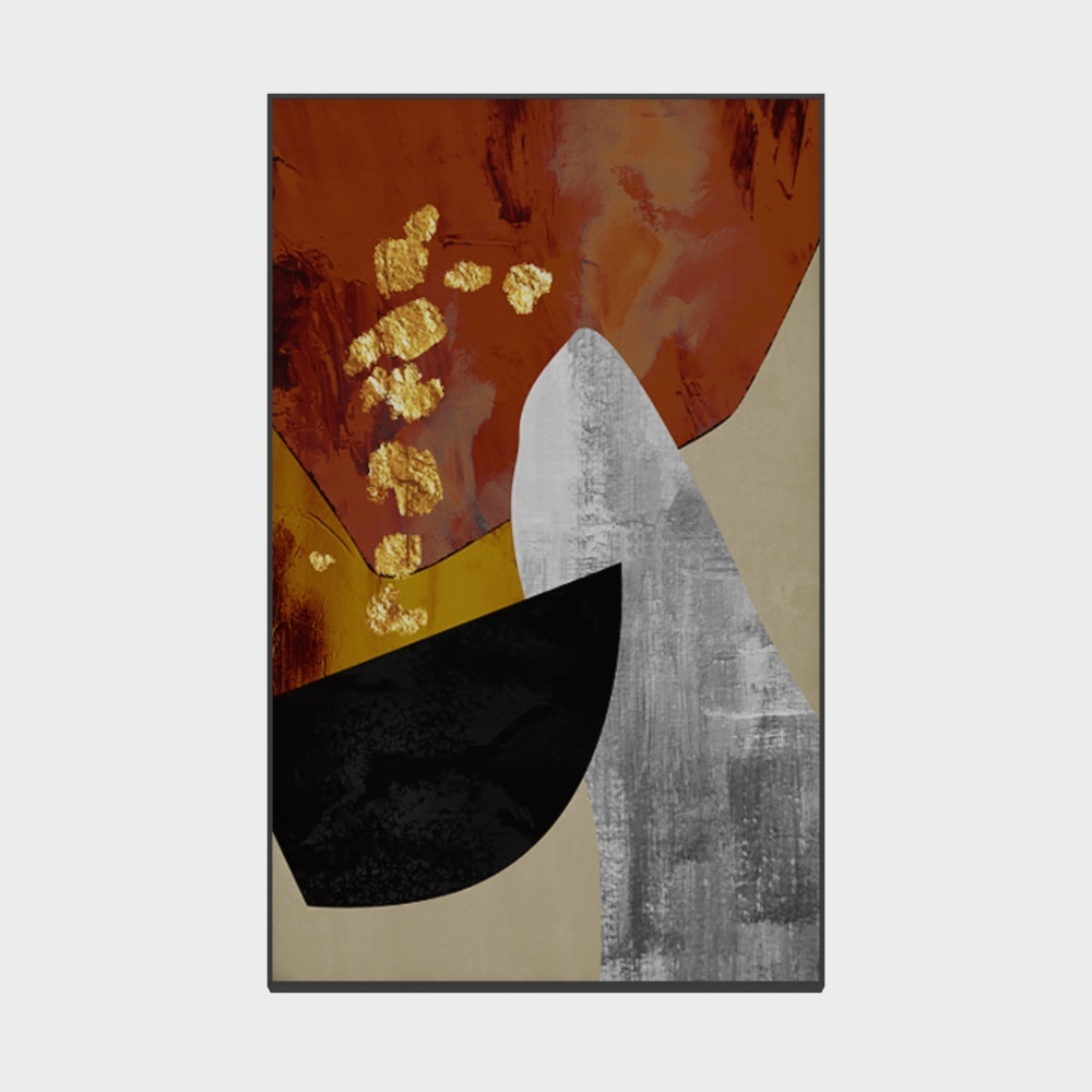罗尚-现代风-客厅玄关装饰画-沃野3D模型
