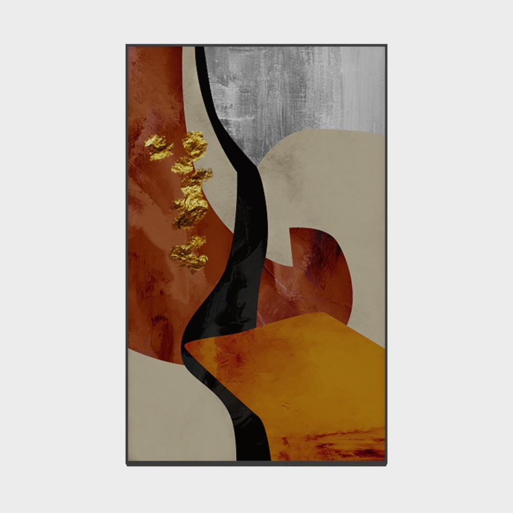 罗尚-现代风-客厅玄关装饰画-沃野3D模型