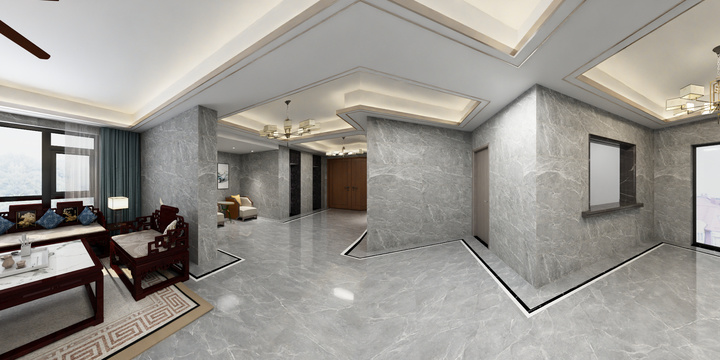 维艺空间装饰赖工-凯茵新城岭峰18电梯大堂-装修设计方案