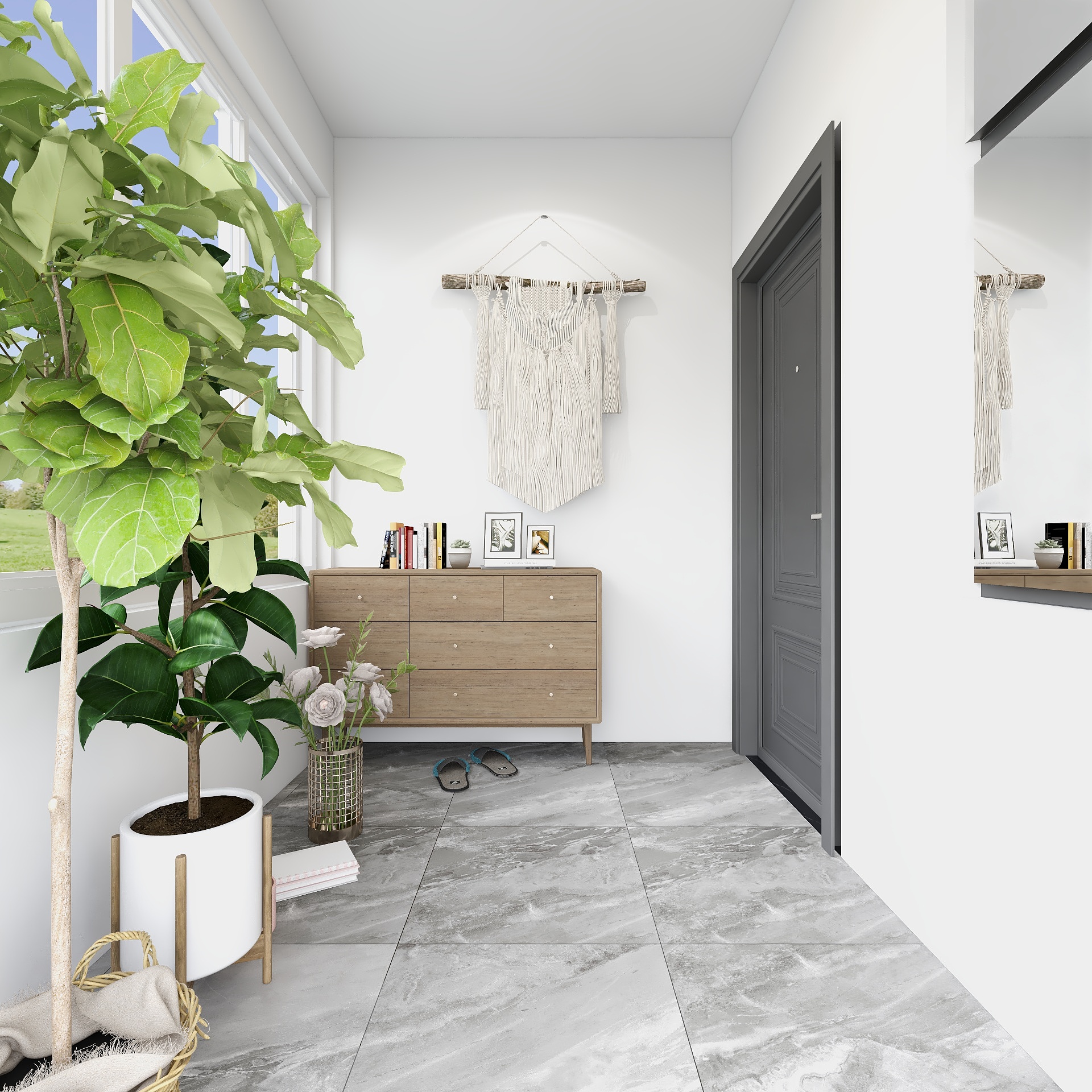 寺季空间设计-50平-小日式北欧装修效果图