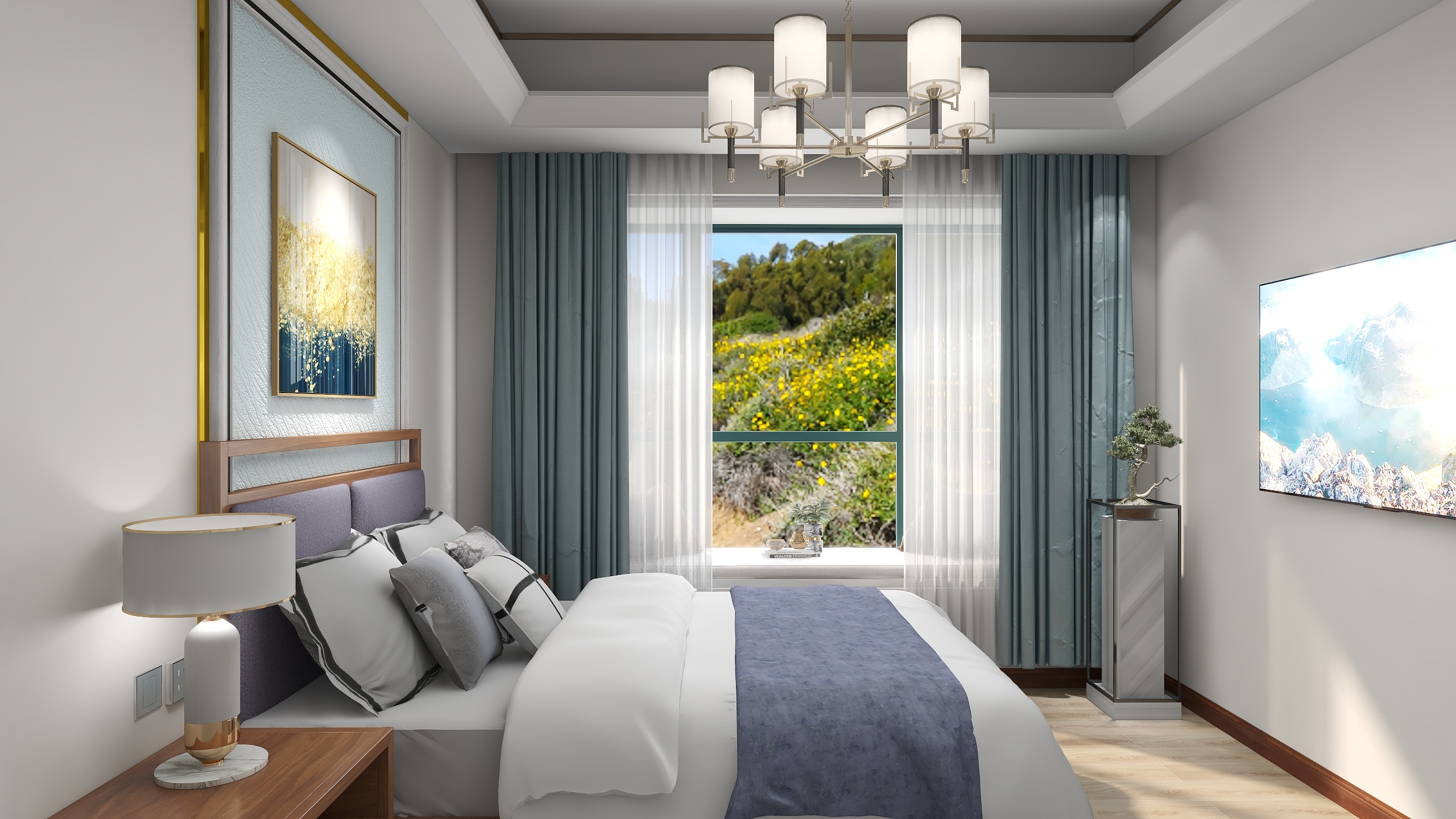 昕亮木业设计账号005-海境新天03户型-副本-装修设计方案