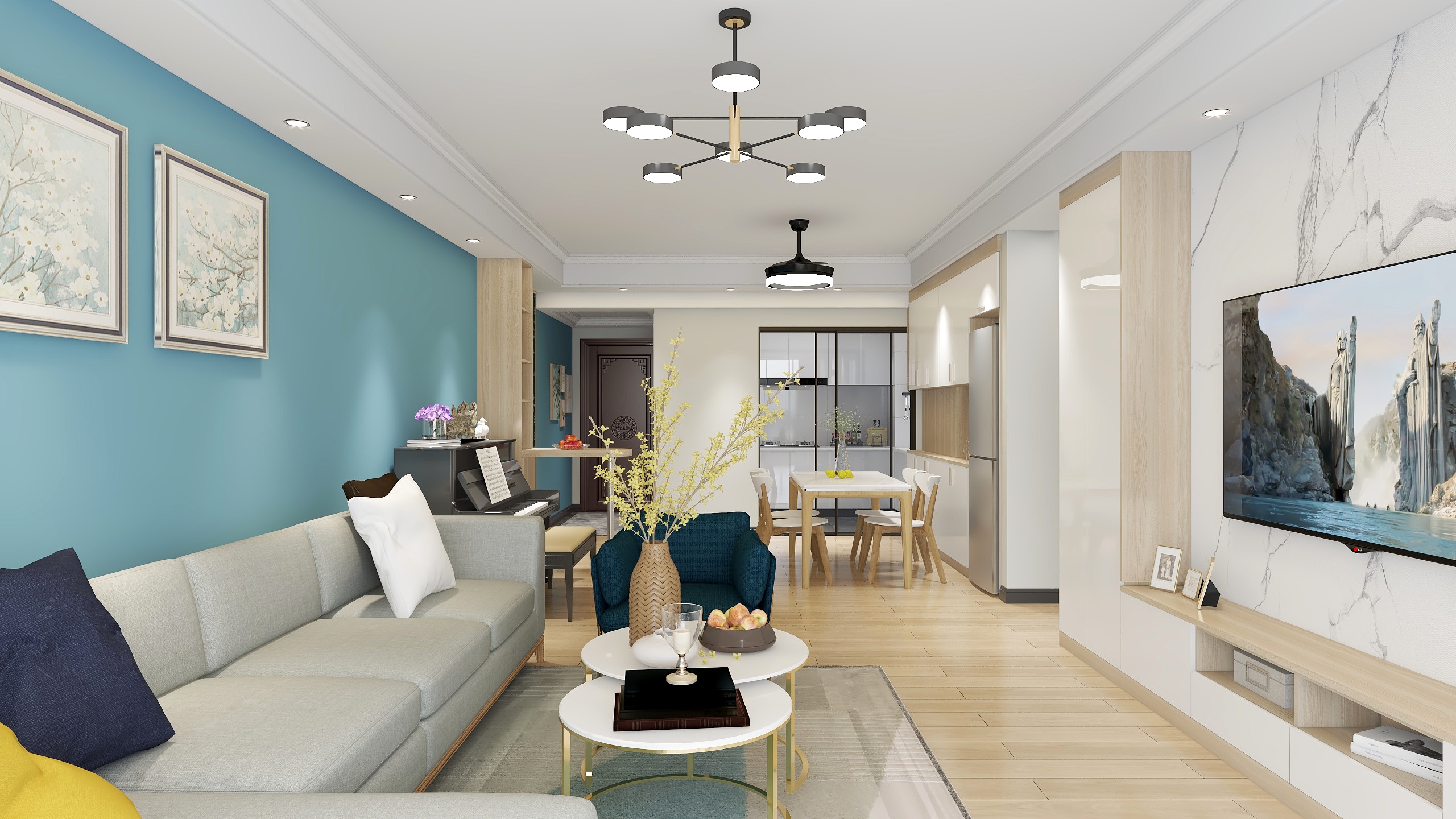 黎华铭-骏马山庄B2座704-装修设计方案