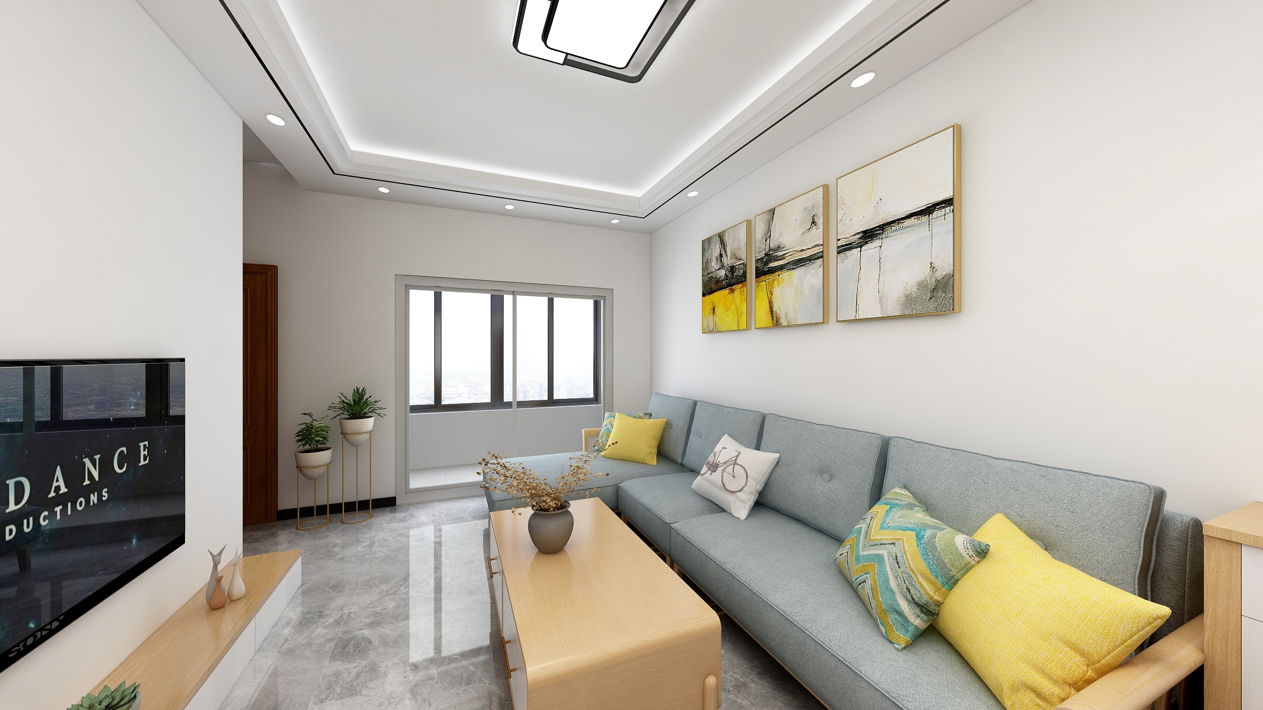 胡小龙Ytih-58平方简约田园混搭风格新22块-装修设计方案