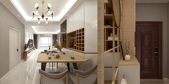 爱拉设计诗-青岛黄岛-凯景▪领盛华府-装修设计方案