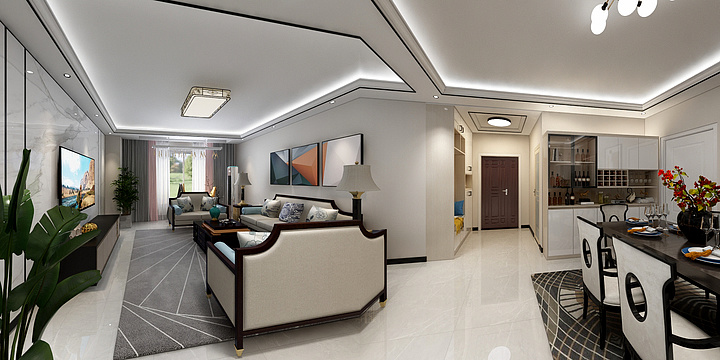 阳光生活lmy-名门华府-装修设计方案