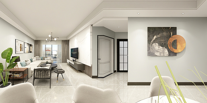 嘉禾璟衍-古蔺锦绣山水3-1204-装修设计方案