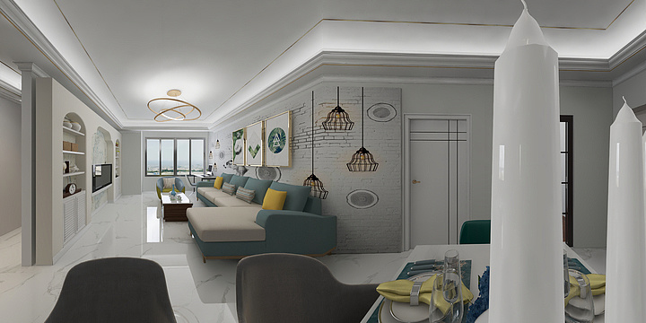 佳家装饰8-效果图试炼一-装修设计方案