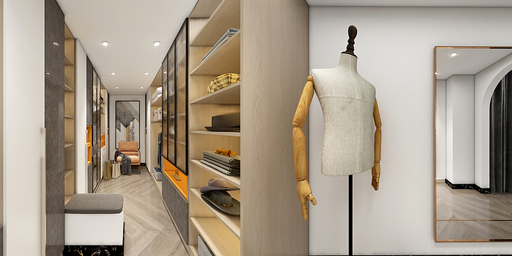 曦毓圖-格林梦夏3楼卧室-装修设计方案