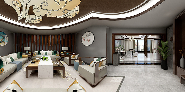 许俊华设计师-昭商酒店3f-装修设计方案