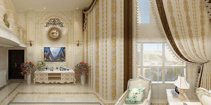 胖宝MIA-孔雀城邦五六楼欧式-装修设计方案