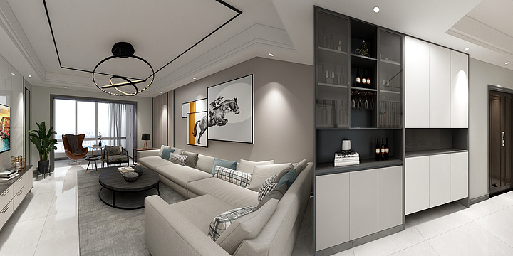 Wayne和自己对话-现代简约-王哥-现稿-装修设计方案