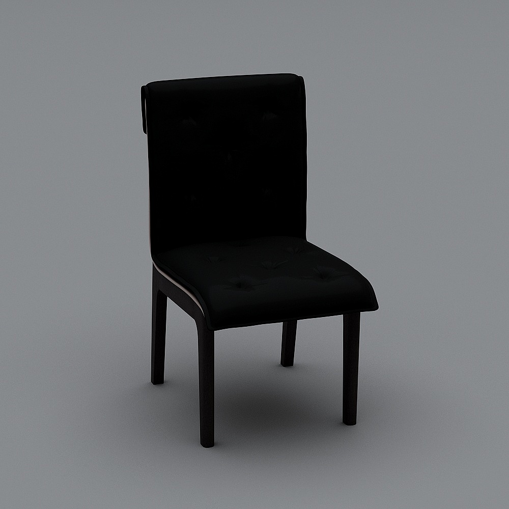 卡昂家居-卡昂系列-餐椅-CA013Y3D模型